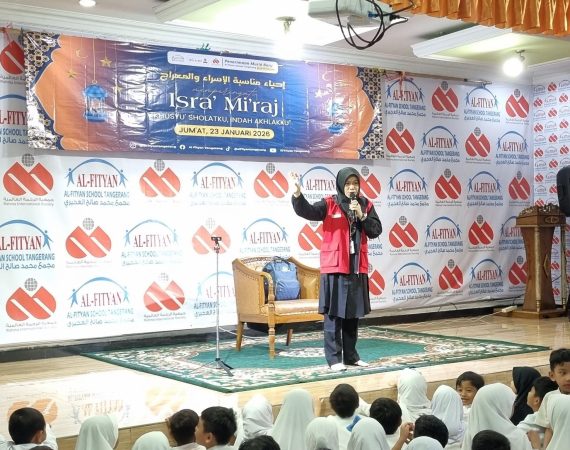 Dongeng Edukatif Warnai Peringatan Isra’ Mi’raj di SD Al Fityan School Tangerang
